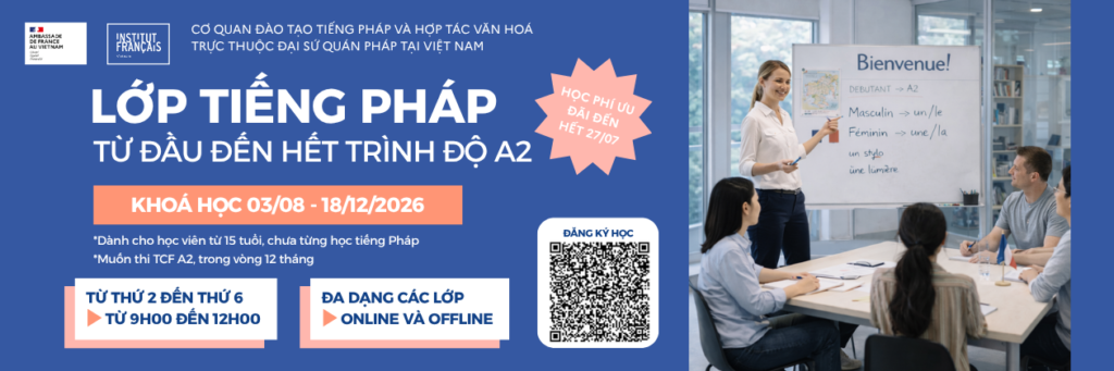 IF Vietnam IFV Học tiếng Pháp ngay tại VIỆN PHÁP L'espace
