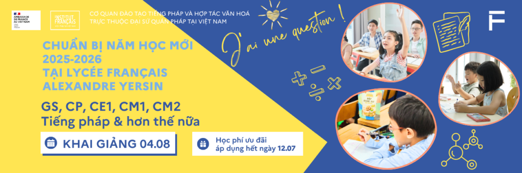 Học tiếng Pháp ngay tại VIỆN PHÁP - IF Vietnam IFV  L'espace Trại hè tiếng pháp