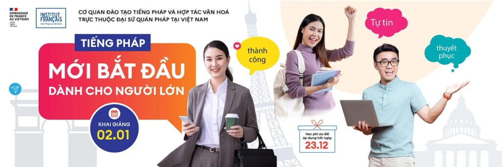 lớp tiếng Pháp từ đầu - khóa 1/2025